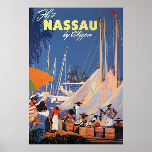 Nassau Bahamas Poster (Voorkant)