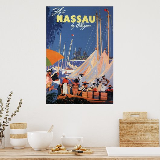 Nassau Bahamas Poster (Keuken)