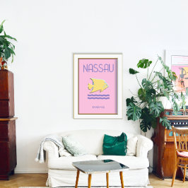 Nassau Bahama's Poster kunst aan de muur