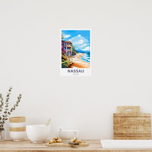 Nassau Bahama's Reisprint Poster (Keuken)