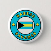 Nassau Bahamas Ronde Button 5,7 Cm (Voorkant)