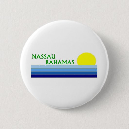 Nassau, Bahamas Ronde Button 5,7 Cm (Voorkant)