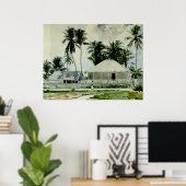 Nassau, Bahama's schilderij Poster (Thuiskantoor)
