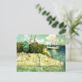 Nassau, Bahamas, schilderij van J. Alden Weir Briefkaart (Staand voorkant)