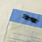 Nassau, Bahamas, Seashells: Beach Towel Strandlaken (In situ)