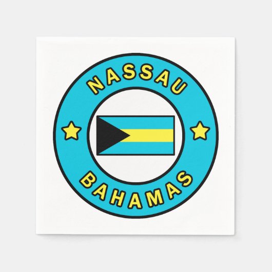 Nassau Bahamas Servet (Voorkant)