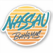 Nassau Bahamas Sticker (Voorkant)