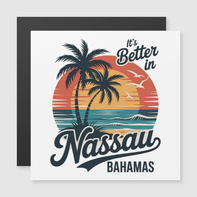 Nassau Bahama's Strand Zomer (Voorkant / Achterkant)