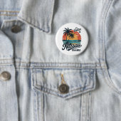 Nassau Bahama's Strand Zomer Ronde Button 5,7 Cm (In situ)