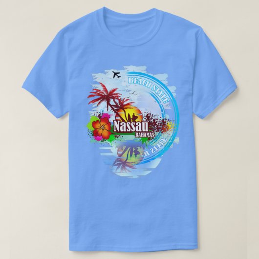 Nassau Bahamas T-shirt (Design voorkant)