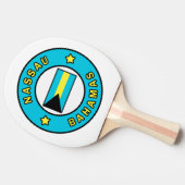 Nassau Bahamas Tafeltennisbatje (Zijkant)