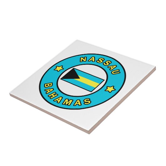 Nassau Bahamas Tegeltje (Zijkant)