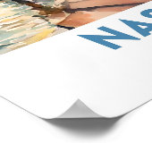 Nassau Bahamas Travel Art Poster (Hoek)