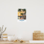 Nassau Bahamas Travel Art Poster (Keuken)