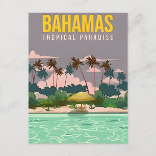  nassau Bahama's tropische eilandvakantie Briefkaart