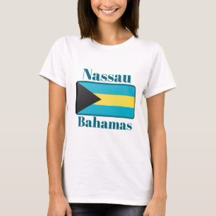Nassau Bahamas Vlag T-shirt