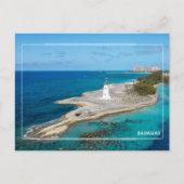 Nassau Bahama's Vuurtoren Postkaart (Voorkant)