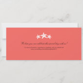 Nassau Bahamas Wedding Boarding Pass Kaart (Achterkant)