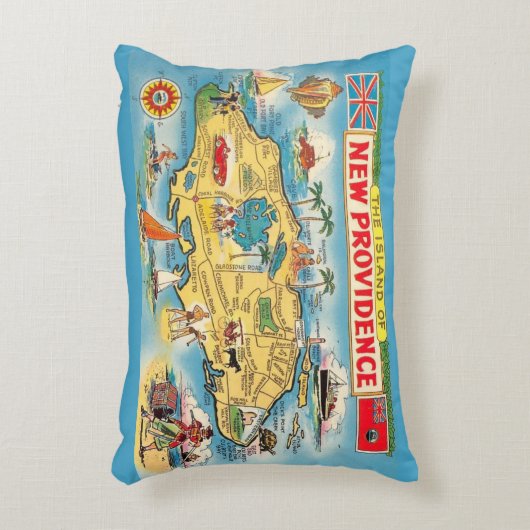 Nassau Bahama's Worpkussen Accent Kussen (Voorkant(Verticaal))