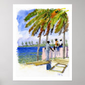 Nassau Beach print (Voorkant)