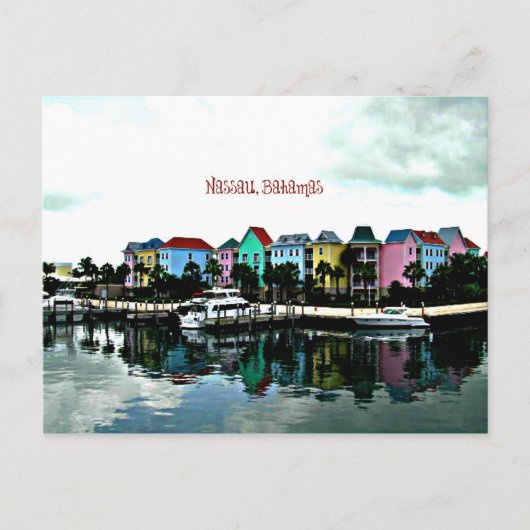 Nassau, Briefkaart Bahamas (Voorkant)