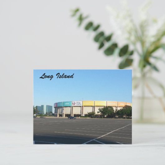 Nassau Coliseum Briefkaart (Staand voorkant)