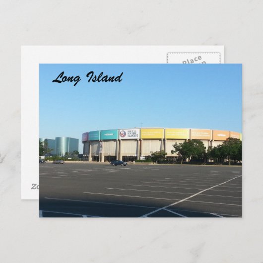 Nassau Coliseum Briefkaart (Voorkant / Achterkant)