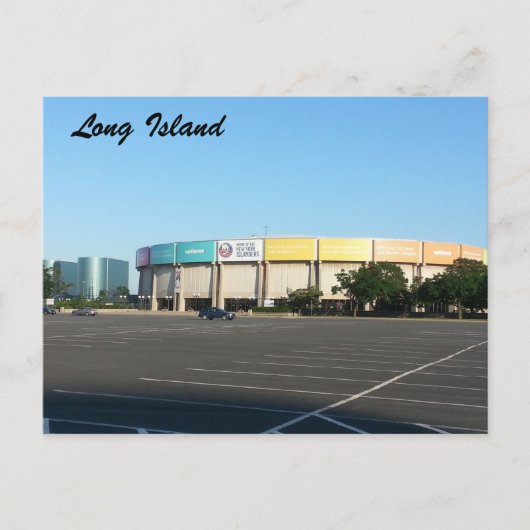 Nassau Coliseum Briefkaart (Voorkant)