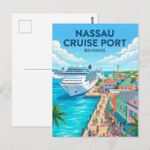 Nassau Cruisehaven Bahama's Briefkaart (Voorkant / Achterkant)