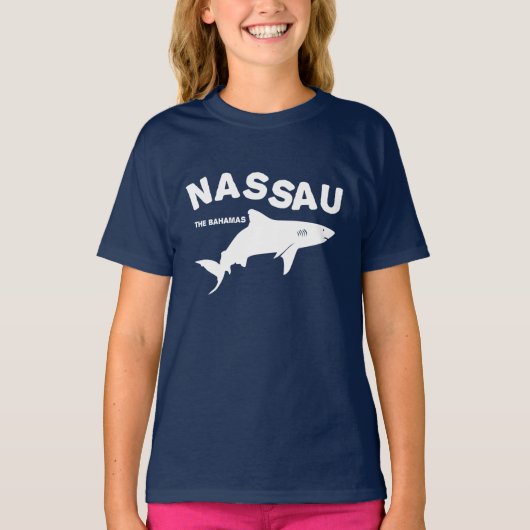 Nassau - De Bahamas-haaienduiker T-Shirt (Voorkant)