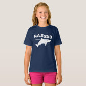 Nassau - De Bahamas-haaienduiker T-Shirt (Voorkant volledig)