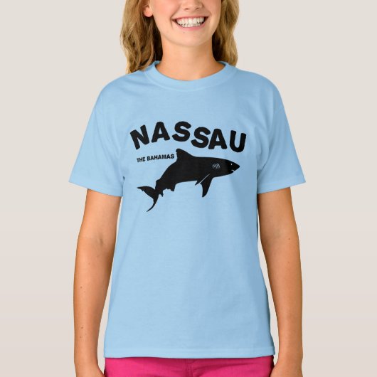 Nassau - De Bahamas-haaienduiker T-Shirt (Voorkant)
