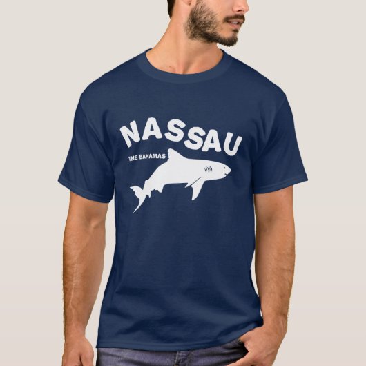 Nassau - De Bahamas-haaienduiker T-Shirt (Voorkant)