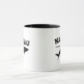 Nassau - De Bahamas-haaienduiker T-Shirt Mok (Midden)