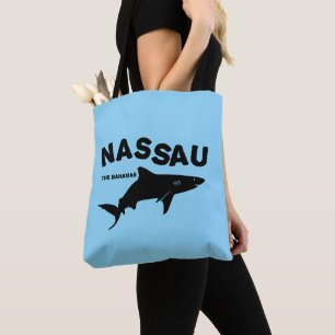 Nassau - De Bahamas-haaienduiker T-Shirt Tote Bag