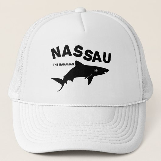 Nassau - De Bahamas-haaienduiker T-Shirt Trucker Pet (Voorkant)
