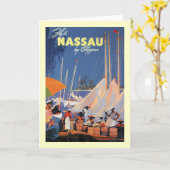 Nassau de Bahamas Kaart (Gele Bloem)