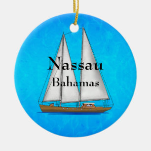 Nassau de Bahamas Keramisch Ornament
