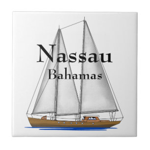 Nassau de Bahamas Tegeltje