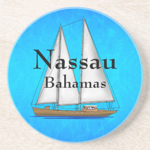 Nassau de Bahamas Zandsteen Onderzetter