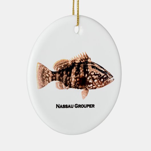 Nassau Grouper Keramisch Ornament (Rechts)
