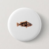 Nassau Grouper Ronde Button 5,7 Cm (Voorkant)