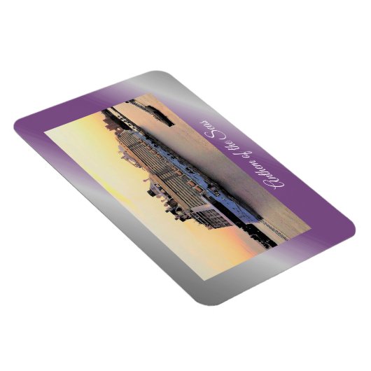 Nassau Harbor Daybreak met cruise Ship Magneet (Rechterzijde)