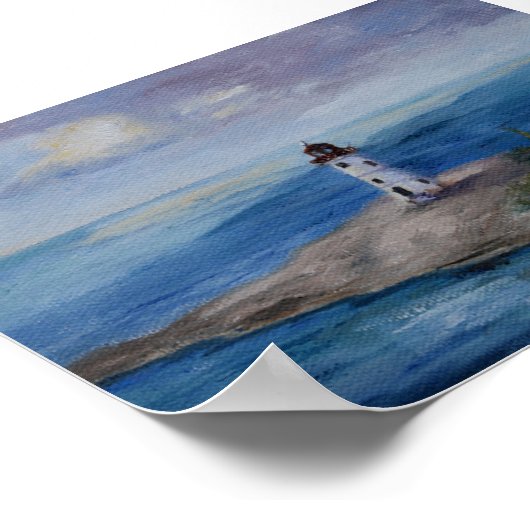 Nassau Harbor Lighthouse Poster (Hoek)