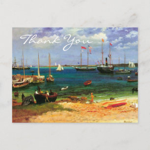 Nassau Harbour door Albert Bierstadt Briefkaart