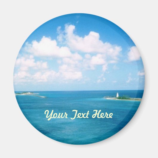 Nassau Harbour Magneet einde (Voorkant)