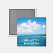 Nassau Harbour Magnet Sq (Voorkant / Achterkant)