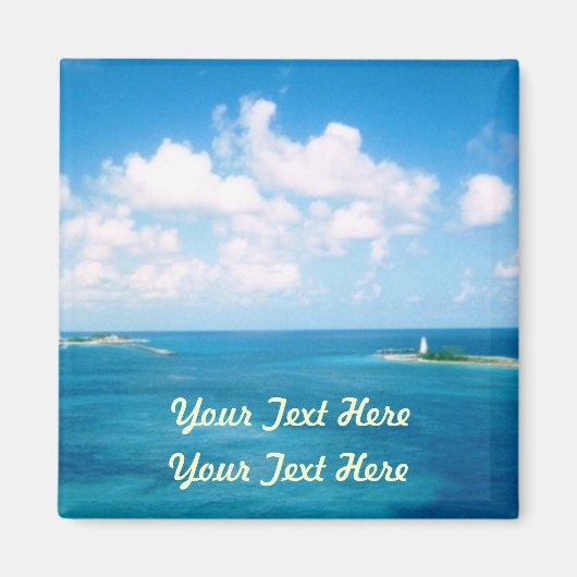 Nassau Harbour Magnet Sq (Voorkant)