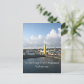 Nassau-haven Briefkaart (Staand voorkant)