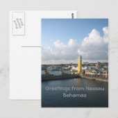 Nassau-haven Briefkaart (Voorkant / Achterkant)